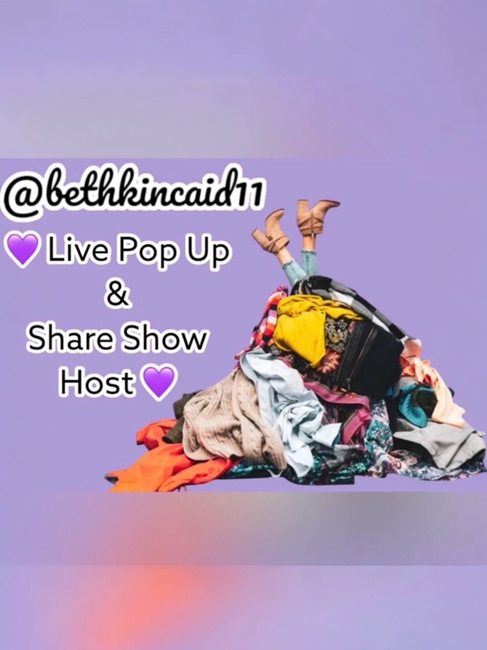 💜LIVE FLYER @bethkincaid11💜